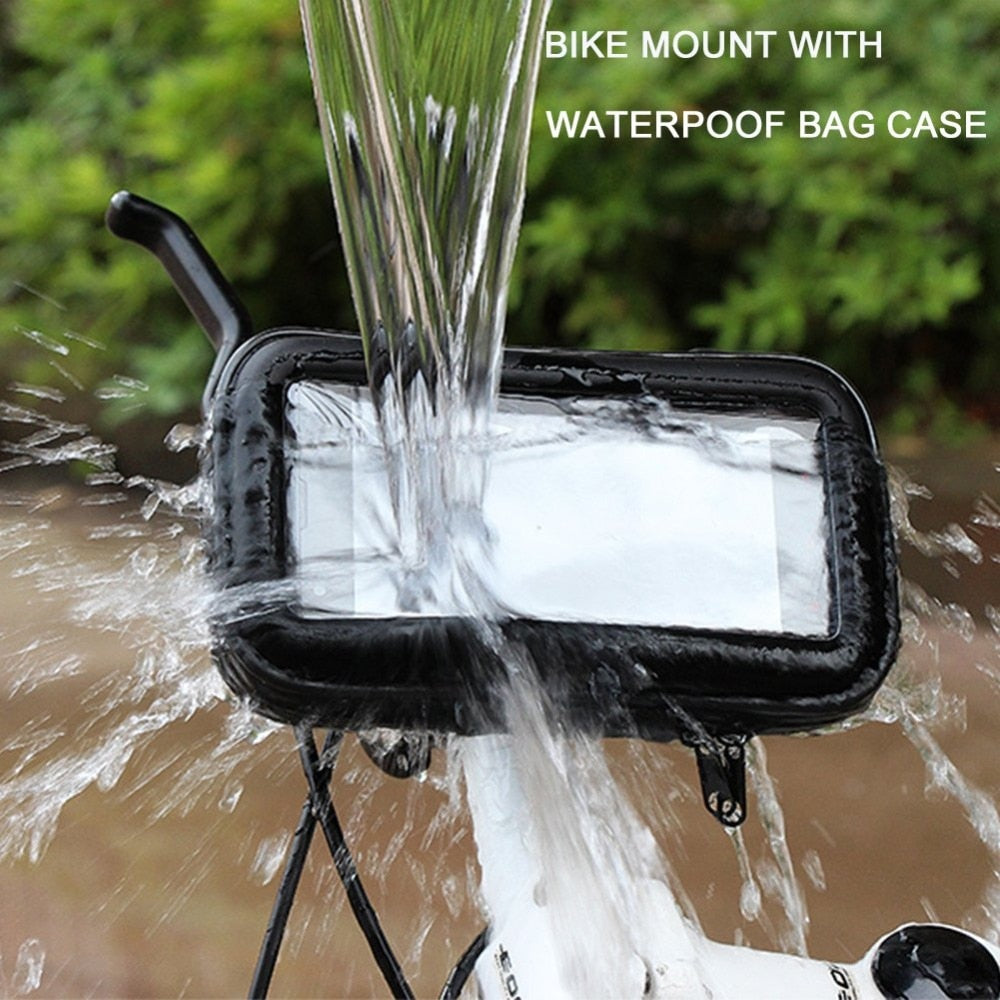 Waterproof phone holder for bike or motorcycle Melius Tech