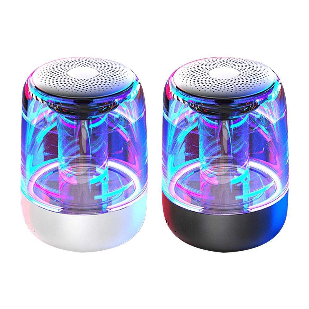 Portable Wireless Bluetooth Speaker with Variable Color LED Light Melius Tech