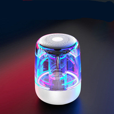 Portable Wireless Bluetooth Speaker with Variable Color LED Light Melius Tech