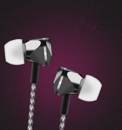 Metal heavy bass Earphones Melius Tech