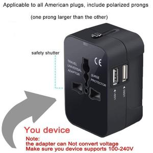 USB Multi Function Charger For Travel US/UK/AU/EU Melius Tech