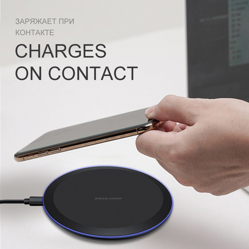 10W/ 5W USB Fast Wireless Phone Charger Melius Tech