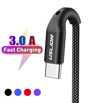 Fast charge mobile phone USB-C data cable Melius Tech