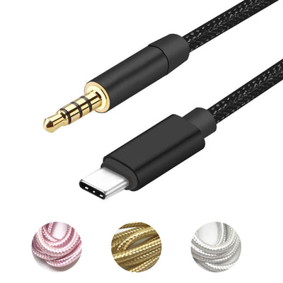 Usb Type-C To 3.5mm audio line AUX Adapter meliustech