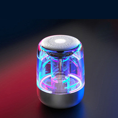 Portable Wireless Bluetooth Speaker with Variable Color LED Light Melius Tech