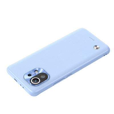 Alloy Plain Leather Case For Xiaomi 11 Melius Tech