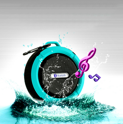 Waterproof Suction cup Wireless Bluetooth Speaker Melius Tech