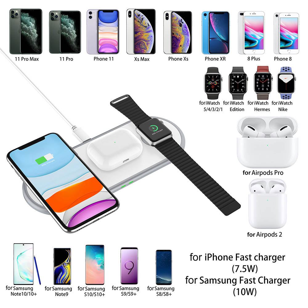 3 in 1 wireless charger Melius Tech