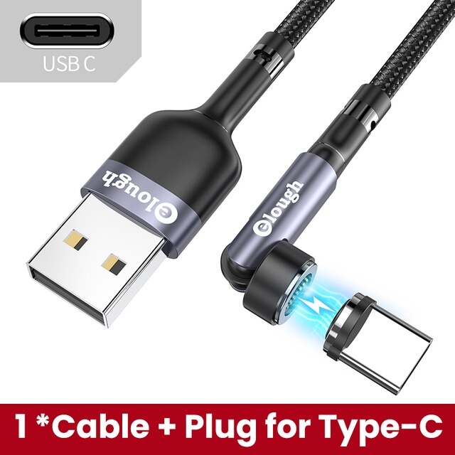 Elough 540 Degree Rotating Seven-pin Magnetic Charging USB Cable meliustech