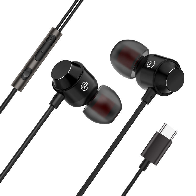 USB Type-C In-ear Wire-controlled Mobile Phone Headset Melius Tech