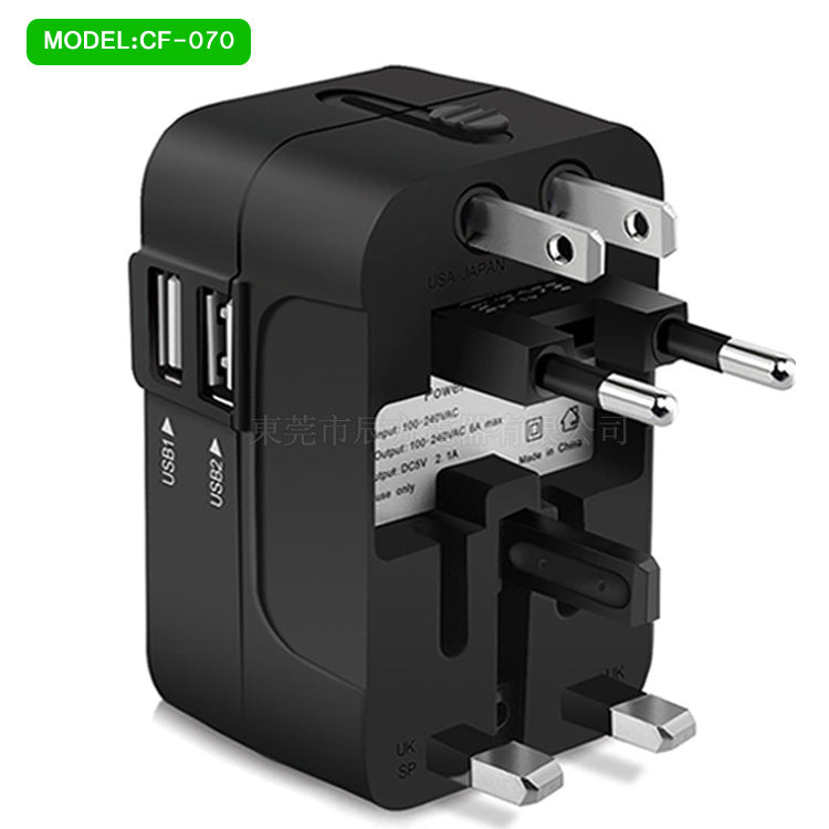 USB Multi Function Charger For Travel US/UK/AU/EU Melius Tech