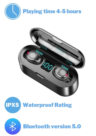 Waterproof Sports Bluetooth Wireless Headphones Melius Tech